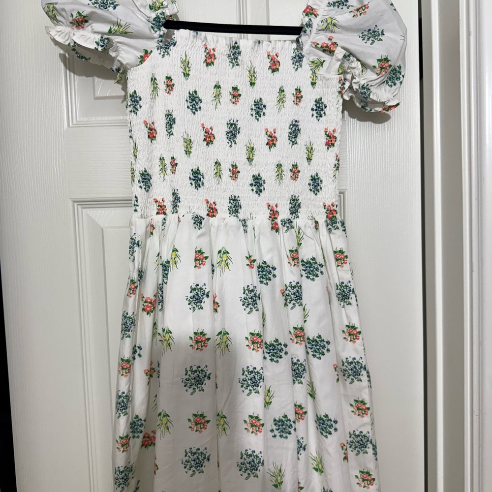 Janie and Jack White Smocked Dress